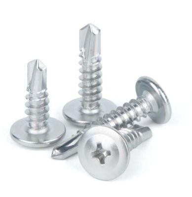 White/Yellow Zinc Plated Wafer Head Self Drilling Screw High Quality Hardware Fittings