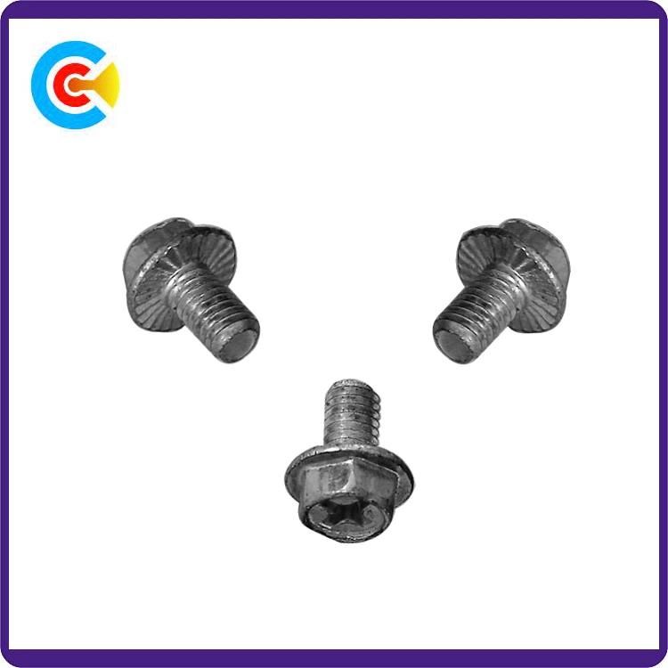 Combination Flanged-Hex/Phillips-Head Screw for Computers