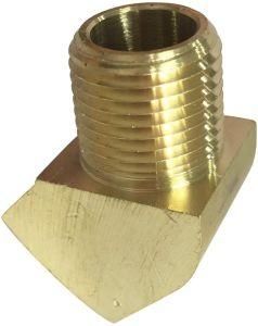 Bulkhead Fitting 45 Degree Street Elbow Brass Pipe Fitting, Plumbing Fittings, Hydraulic Fittings