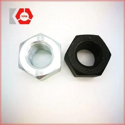 High Quality A563 2h Structural Stainless Steel Heavy Nuts Precise Zp