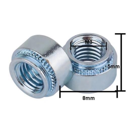 M3 Zinc Plated Self Clinching Rivet Nut/Fastener for Thin Plates