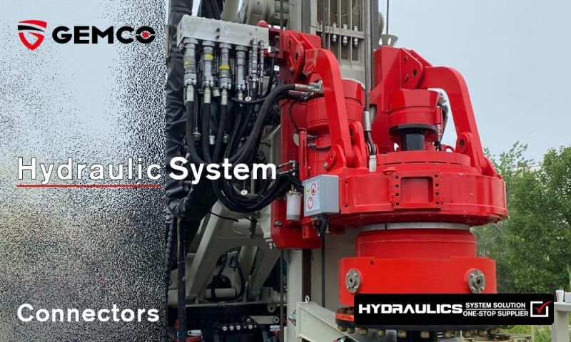 coupling connector hydraulic hose one piece fitting