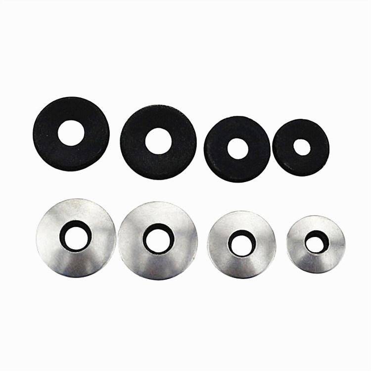 304 Stainless Steel Sealing Black Grey Rubber Waterproof Flat Ring Gasket Roofing EPDM Washer
