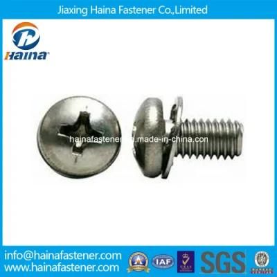 Stainless Steel Phillips Pan Head Combination Screws Sems Screw
