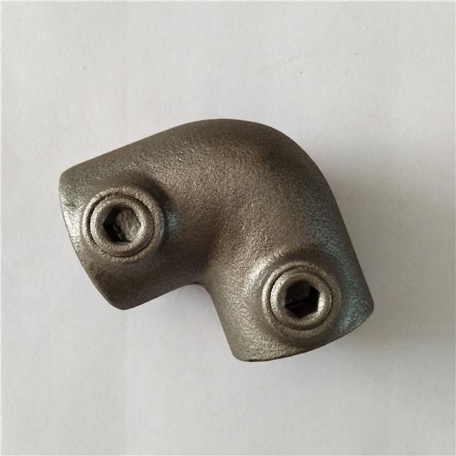 Malleable Iron 3 Way 90 Degree Elbow Key Clamp Pipe Fittings