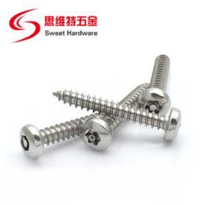 304 316 Stainless Steel Pan Head Torx Tapping Screw St4.2 St4.8