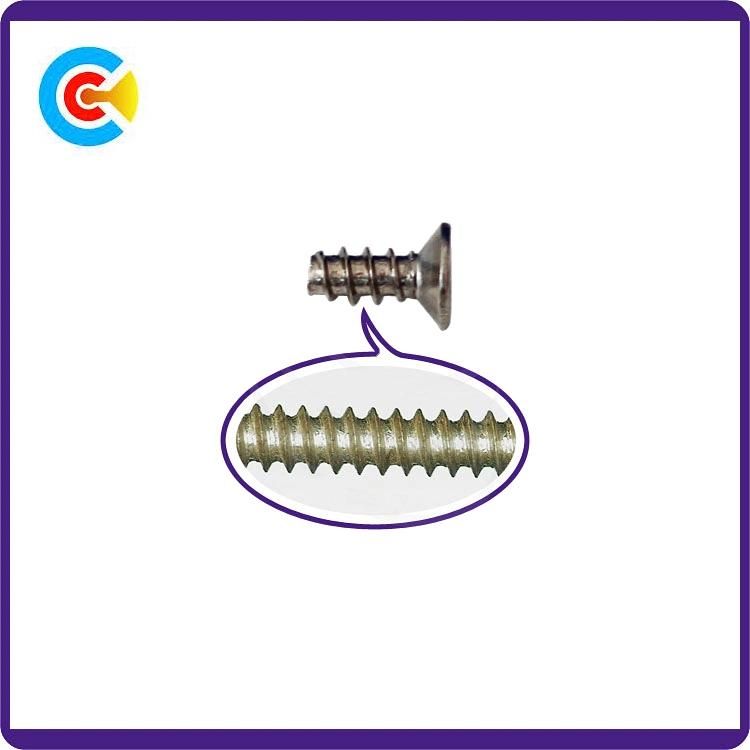 Fasteners Phillips/Cross Countersunk Head Self-Tapping Screws Csk Screw 1m Screws