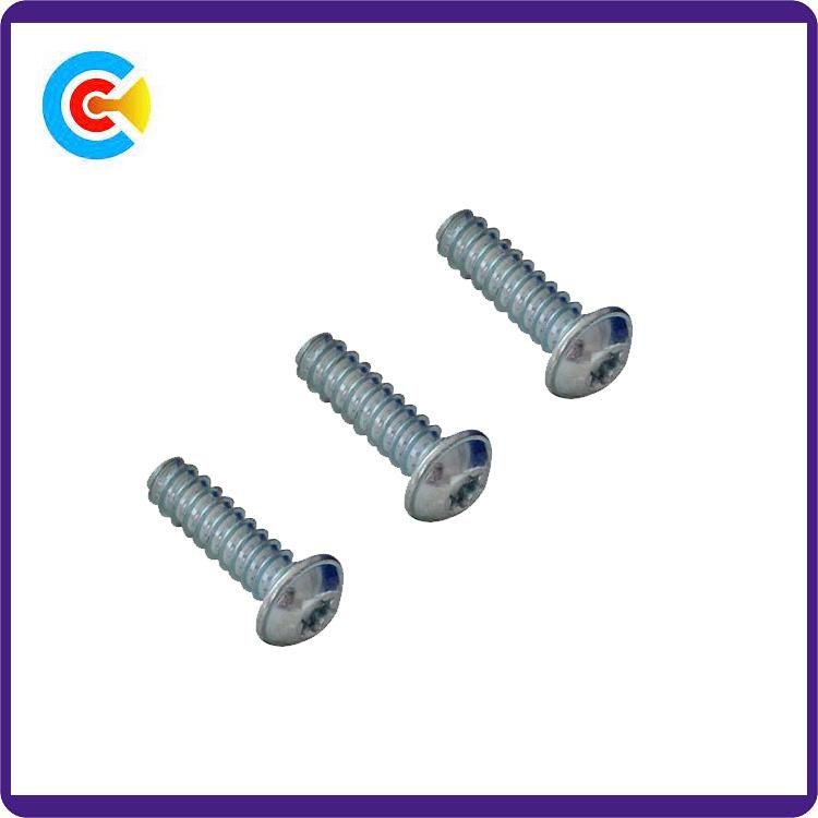 DIN/ANSI/BS/JIS Six-Lobe Stainless Steel Pan Head Torx Screws