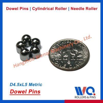 Special Dowel Pin - One Head Radius, One End Flat