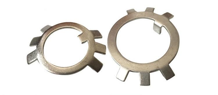 304 Stainless Steel Round Nut Lock Washer Stop Washer GB858 Retaining Washer