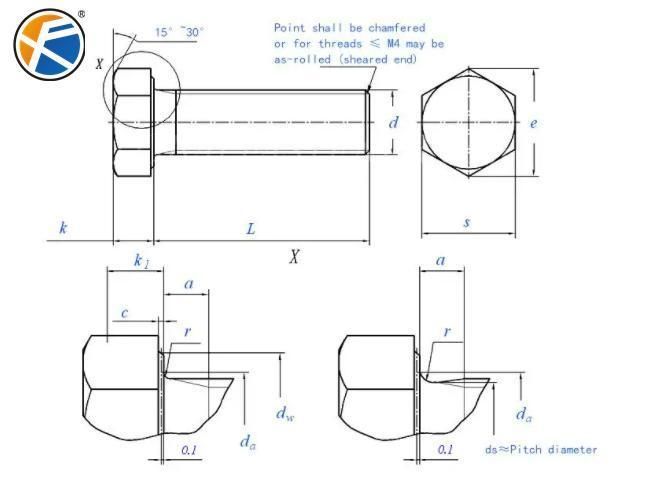 High Strength Bolt for Construction Heavy Hex Head Bolt
