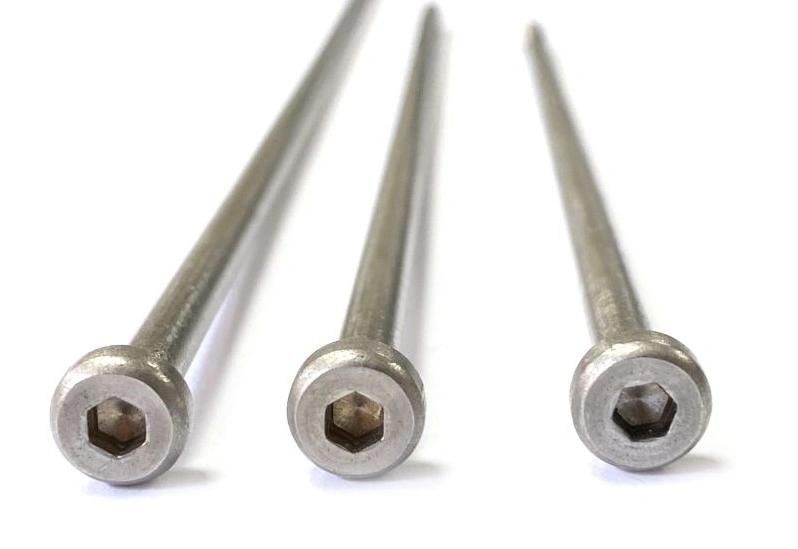 285mm Stainless Steel Hexagon Socket Allen Cap Head Extra Long Screws