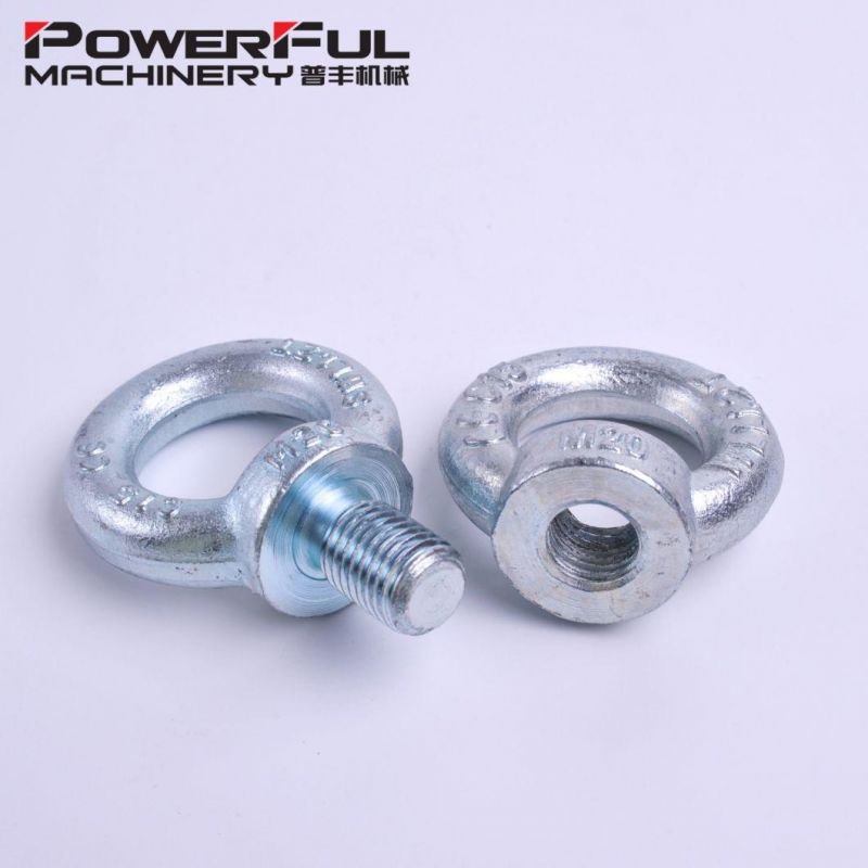 Rigging Hardware Hot DIP Galvanized DIN582 Lifting Eye Nut