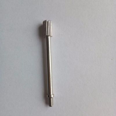 OEM Steel CNC Lathe Precision Machining Parts Knurling Pins