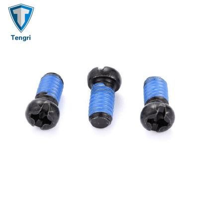 Machine Screw Carbon Steel Black Coating with / Nylonpatch