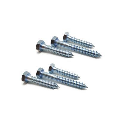 DIN571 Hex Head Lag Screw with Zinc Plated More Than 10 Years Produce Expricence Factory