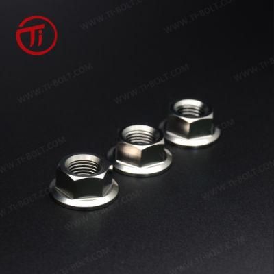 High Strength Titanium Hexagon Flange Nuts M5/M6/M8/M10 Nuts