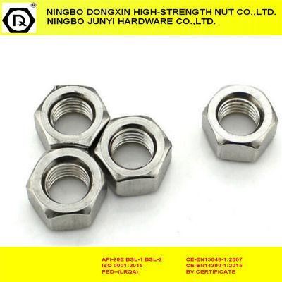 Carbon Steel Zinc Plated Fasteners DIN934 Hex Nuts