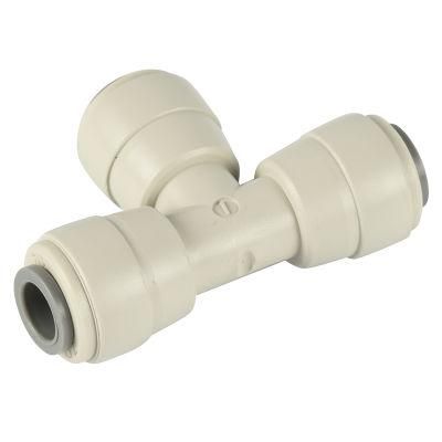 Xhnotion Pneumatic 1/4&prime; &prime; Tube Union Tee Water Filter Fittings