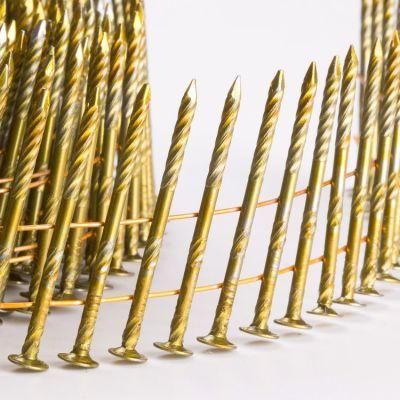 Screw Shank Coil Nails for Pallet Woodwork From China