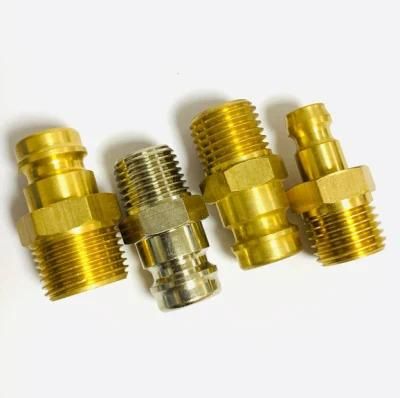 Hasco Type Copper Water Brass Shut off Mold Quick Coupling Fitting Plug