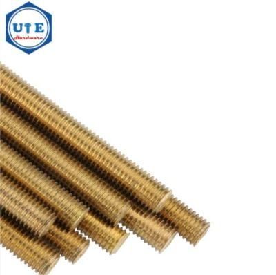 Manufacturers Wholesale H59 Full Thread Screw Rod M4X3 to M48X3 Brass Threaded Rod