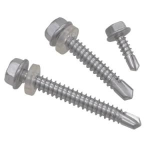 Building Roofing Screws with Washers Tornillos Hexagonal Hex Head Self Drilling Screws