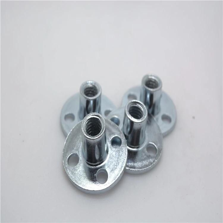 Carbon Steel T Type Round Head Nut with 4 Holes
