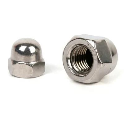 304 316 Stainless Steel Zinc Black M3 M4 M5 DIN1587 Hex Crown Dome Acorn Cap Nut M8