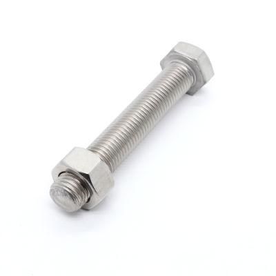 Fastener Hardware Stainless Steel DIN931 DIN933 Hex Head Nut Cap Screws Tap Bolt