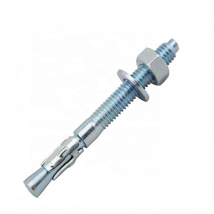 Wedge Anchor, Expansion Anchor Bolt, Concrete Anchor Carbon Steel. Zinc Plate. Galvanized