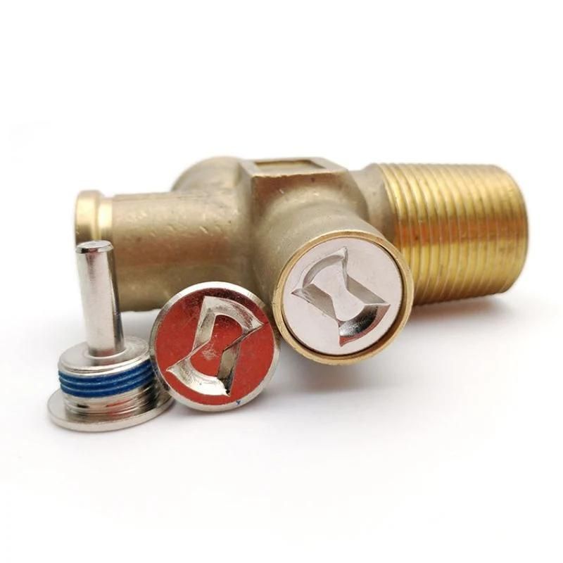Nickel Plated Low Profile Head Teflon Paste Anti Theft Security Shoulder Screws with Nylok Patch
