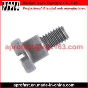 DIN 923 Slotted Pan Head Machine Screw with Shoulder Plain