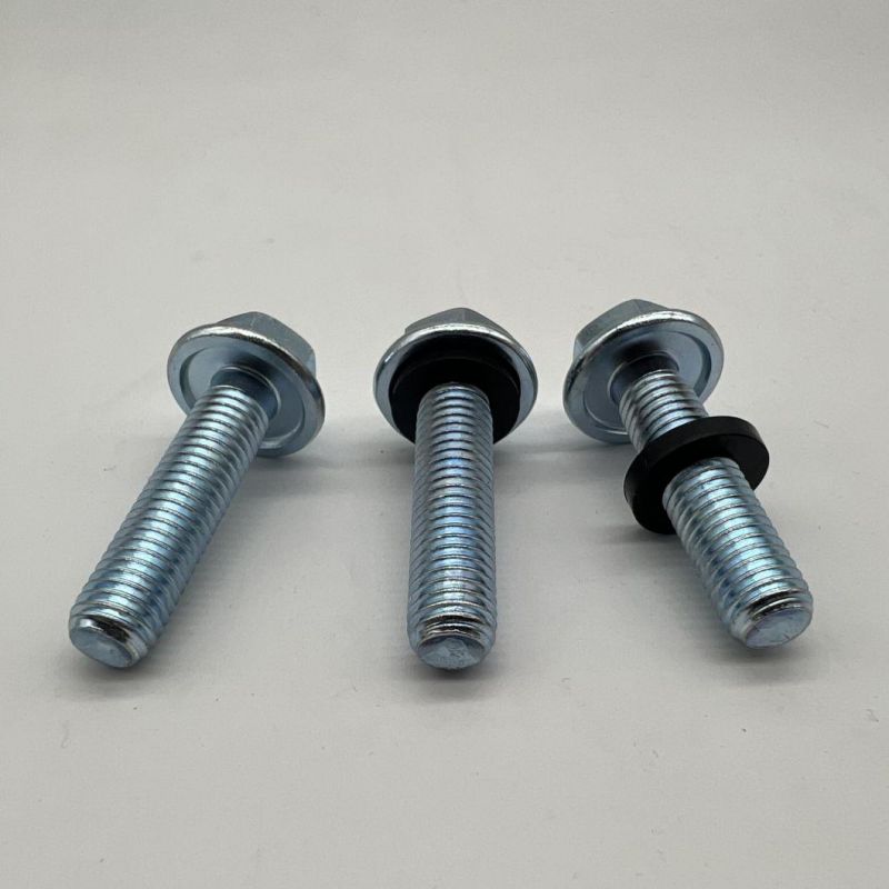 DIN6921 Flange Screw Flange Bolt M10X40 for Silo