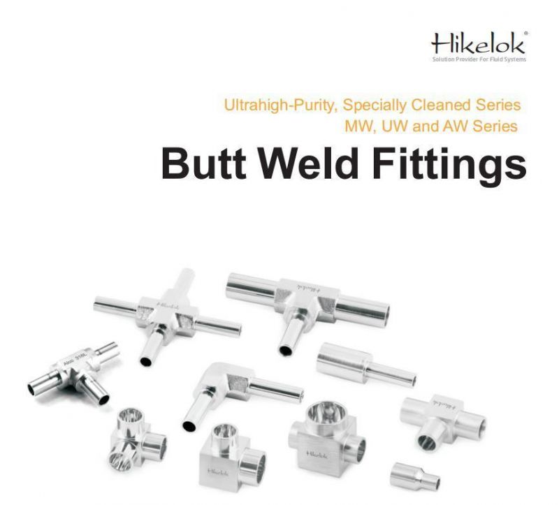 Hikelok Stainless Steel Mini Butt Weld Fitting