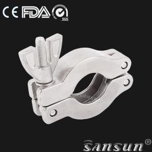 304/316L Sanitary Pipe Fitting Hygienic Stainless Steel Vacuum Clamp 13kf Aluminum
