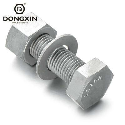 China Nut and Bolt Manufacturer High Tensile A325 Structural Hot DIP Galvanized Hex Bolts