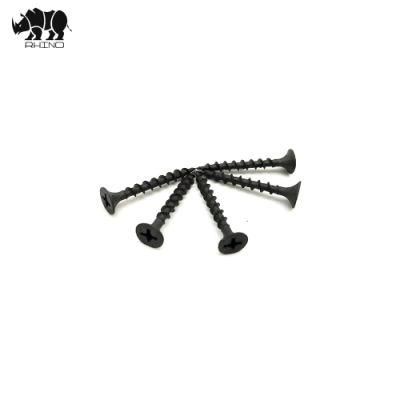Tianjin Manufacturer Carbon Steel Coarse Thread Black Gypsum Drywall Screws