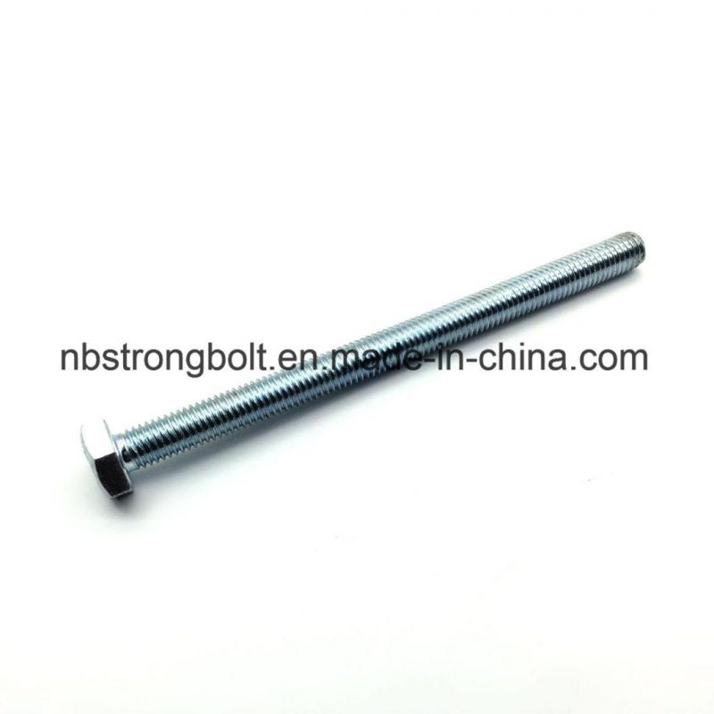 DIN933 Hexagonal Bolts Plated with Zinc