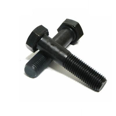 Black Grade10.9 - M24 - DIN933, 931 - Hex Bolt/Hexagon Head Bolt - Carbon Steel - B7/42CrMo