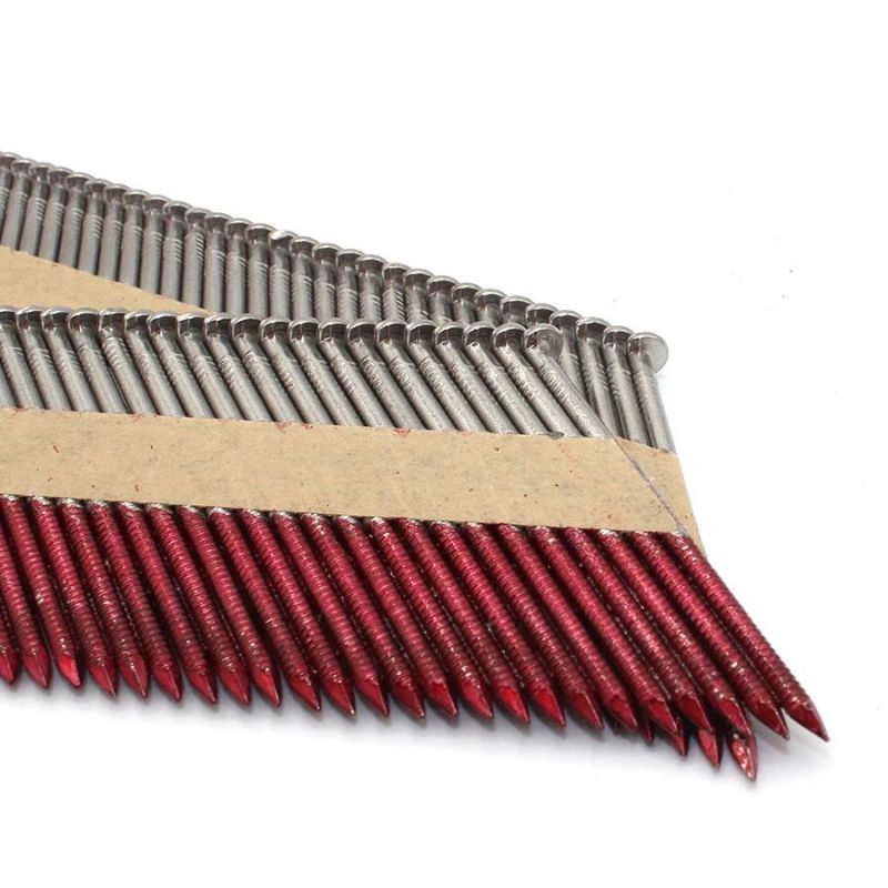 30 Degree Ring Shank 2-3/8 Inch X 0.113 Inch Stainless Steel Framing Nails
