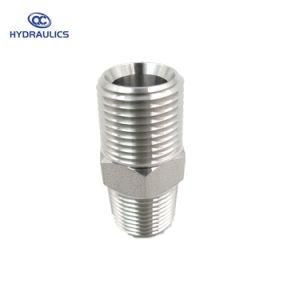 Male Pipe to Male Pipe Adapter/Stainless Steel NPT Union Fitting/Hydraulic Fitting