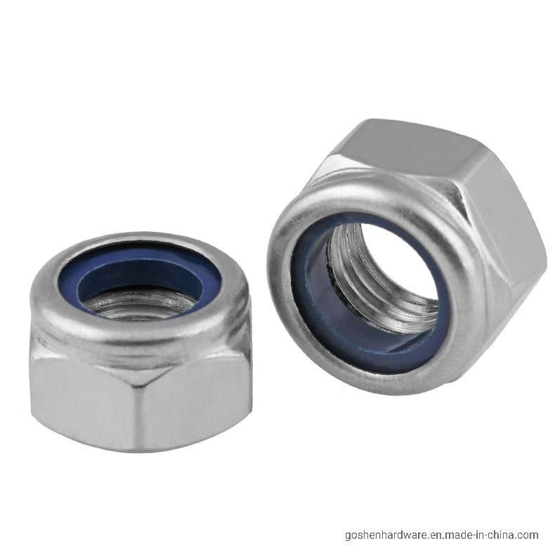 DIN 985 Stainless Steel 304 Hex Nylon Lock Nut