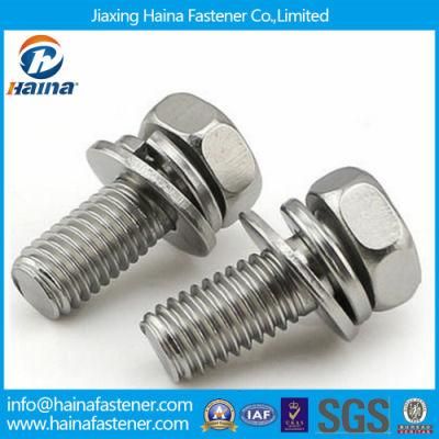DIN6914 Stainless Steel Hex Head Bolt with Nut and Washer