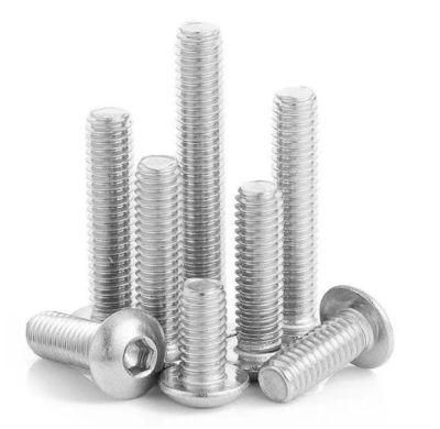 Wholesale Stainless Steel ISO7380 Button Head Hex Hexagon Socket Screw 201 304