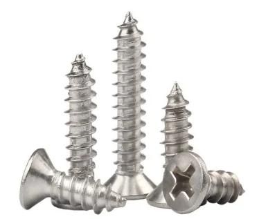 Stainless Steel 304 Pan Pozi Tapping Screw SS304 SS316 Pozi Sheet Metal Screw A2 A4 Pan Pozi Self Tapping Screw