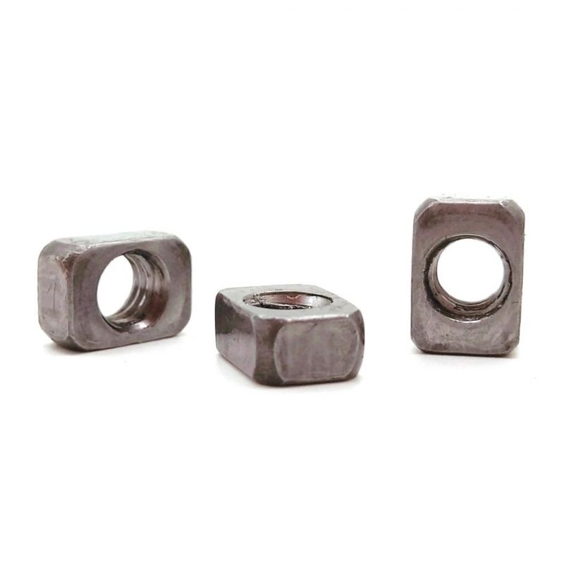 Iron Grade 4.8 Plain M5 M6 Auto Spare Parts Rectangle Square Nut
