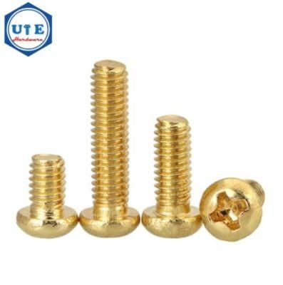Brass Pan Round Phillips Drives Head Machine Screws DIN7985