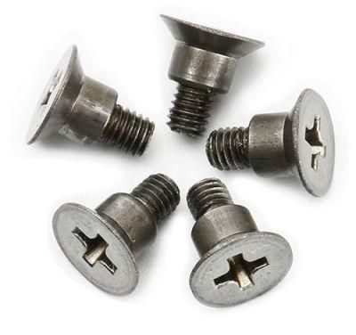 OEM Custom Phillips Head Machine Cross Recessed Countersunk Flat Head Micro Shoulder Step Screw