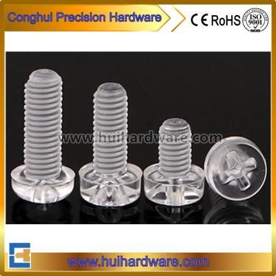 Polycarbonate Clear Type Phillips Pan Head Plastic Screw